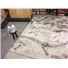 Image 11 : 29' X 25' FIBERGLASS EXCAVATION DIG SITE 17 PCS SECTION C/W 8 CUSTOM MOBILE TRANSPORT FRAMES ,