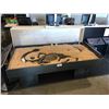 Image 1 : SAUROPOD FIBERGLASS EXCAVATION DIG SITE TABLE C/W CUSTOM TRANSPORT LID & PEDESTALS