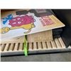 Image 2 : METAL MOBILE CART OF ASSORTED HARDBOARD DINOSAUR GRAPHICS AND INFORMATION