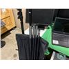 Image 8 : COMPLETE GREEN SCREEN SYSTEM INC.: APPROX. 12' WIDE GREEN SCREEN WITH COLLAPSABLE STAND,