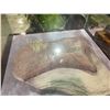 Image 1 : LIFE SIZE SAUROPOD CLAW IN GLASS COVERED TRANSPORT DISPLAY CASE