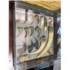 Image 1 : ASSORTED CLAWS, TEETH IN GLASS COVERED TRANSPORT DISPLAY CASE