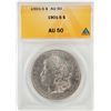 Image 1 : 1901-S $1 Morgan Silver Dollar Coin ANACS AU50