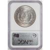 Image 2 : 1886 $1 Morgan Silver Dollar Coin NGC MS64 Amazing Toning