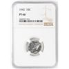 Image 1 : 1942 Proof Mercury Dime Coin NGC PF66
