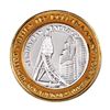 Image 1 : .999 Fine Silver New York New York Las Vegas, Nevada $10 Limited Edition Gaming Token