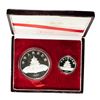 Image 5 : 1987 People's Republic China Silver 2-Piece Proof Panda Set