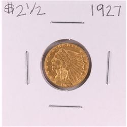 1927 $2 1/2 Indian Head Quarter Eagle Gold Coin