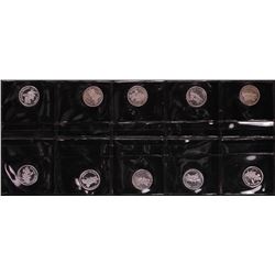 Lot of (10) Disney Mickey & Minnie Mouse 1/20 oz. .999 Fine Silver Coin Rounds