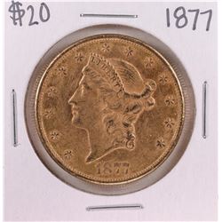 1877 $20 Liberty Head Double Eagle Gold Coin