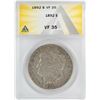 Image 1 : 1892 $1 Morgan Silver Dollar Coin ANACS VF35