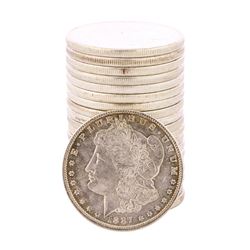 Roll of (20) Brilliant Uncirculated 1887 $1 Morgan Silver Dollar Coins