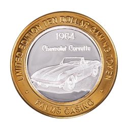 .999 Silver Palms Casino Las Vegas, NV $10 Casino Limited Edition Gaming Token
