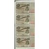 Image 1 : Uncut Sheet of (4) State of Louisiana Baby Bond Obsolete Notes
