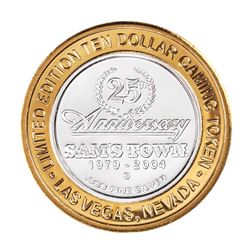 .999 Silver Sam's Town Las Vegas $10 Limited Edition Casino Gaming Token