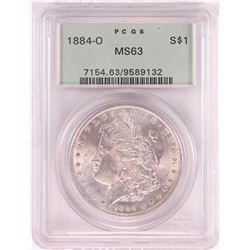 1884-O $1 Morgan Silver Dollar Coin PCGS MS63 Old Green Holder
