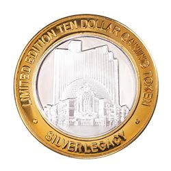 .999 Silver Silver Legacy Reno, Nevada $10 Casino Limited Edition Gaming Token