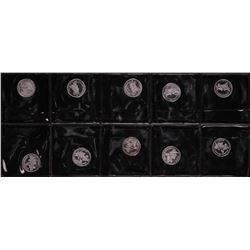 Lot of (10) Disney Mickey & Minnie Mouse 1/20 oz. .999 Fine Silver Coin Rounds