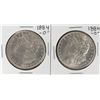 Image 1 : Lot of (2) 1884-O $1 Morgan Silver Dollar Coins