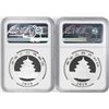 Image 2 : Lot of (2) 2019 China 10 Yuan Silver Panda Coins NGC MS70 Early Releases