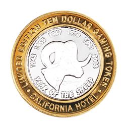 .999 Fine Silver Sam Boyd's California Casino $10 Limited Edition Gaming Token