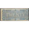 Image 2 : 1864 $20 The Confederate States of America Note