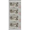 Image 1 : Uncut Sheet of (4) State of Louisiana Baby Bond Obsolete Notes