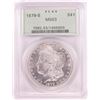 Image 1 : 1879-S $1 Morgan Silver Dollar Coin PCGS MS63 Old Green Holder