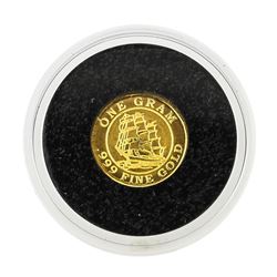 1 gram .999 Fine Gold Coin