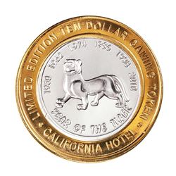 .999 Silver Sam's Town Las Vegas $10 Limited Edition Casino Gaming Token