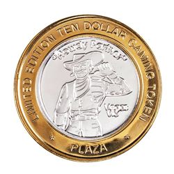 .999 Fine Silver Plaza Casino Las Vegas, Nevada $10 Limited Edition Gaming Token