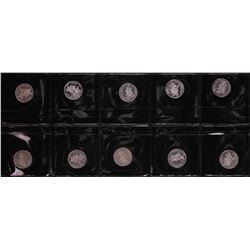 Lot of (10) Disney Mickey & Minnie Mouse 1/20 oz. .999 Fine Silver Coin Rounds
