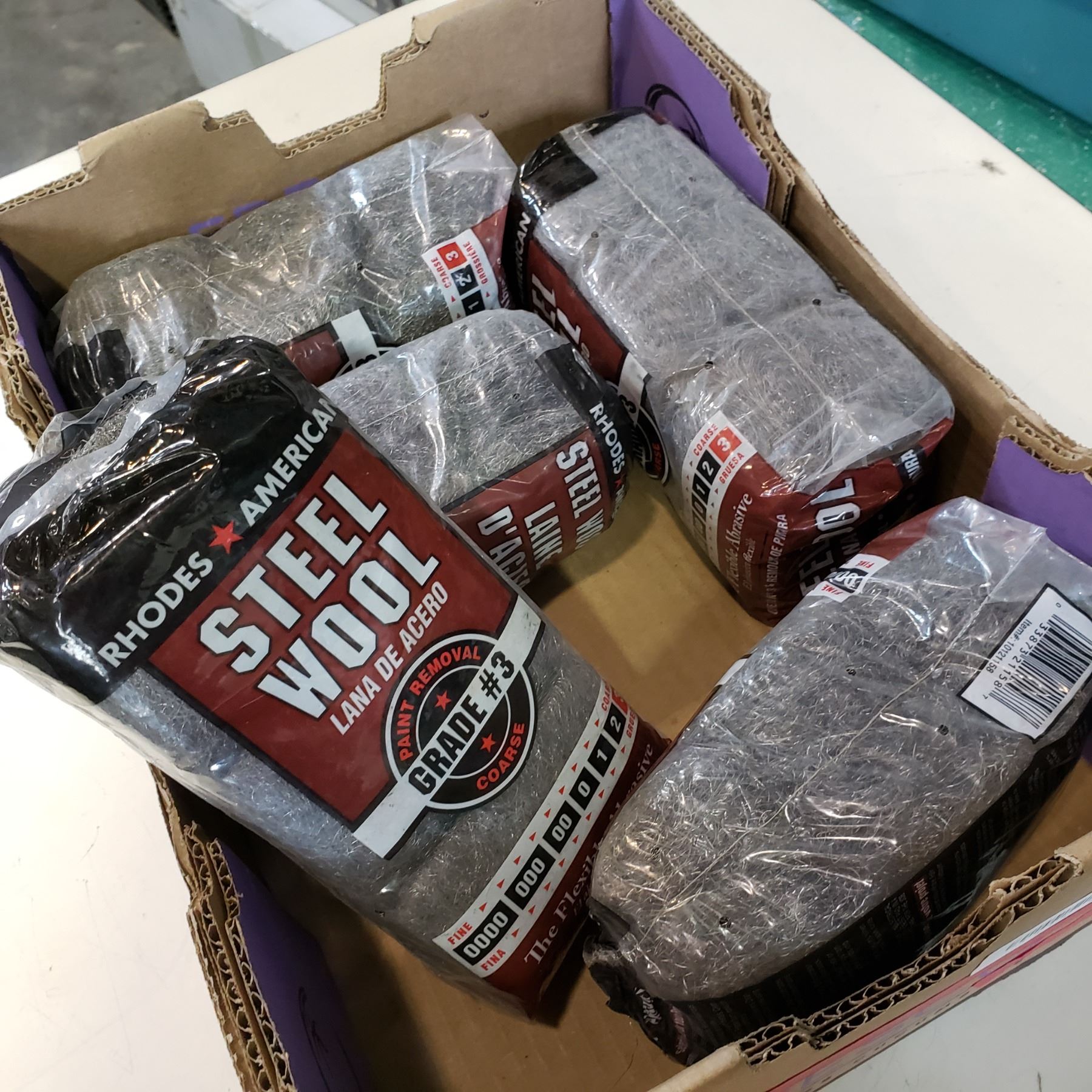 BOX NEW STEEL WOOL