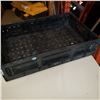Image 2 : BOX OF BLACK FOLDING CRATES