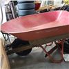 Image 2 : RED METAL WHEEL BARROW