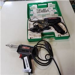 2 WELLER SOLDERING GUNS