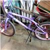 Image 2 : HUNTRESS GIRLS BMX NO SEAT AND DISNEY TINKERBELL BIKE