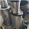 Image 2 : 4 STAINLESS GARBAGE CANS