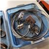 Image 2 : 2 POST LOCKS WITH CABLES AND KEYS, BOTH KEYED THE SAME AND STRAP PULLERS