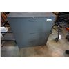 Image 2 : TEKNION GREY METAL 3 DRAWER LOCKING LATERAL FILING CABINET