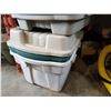 Image 2 : LOT OF TOTES W/ LIDS