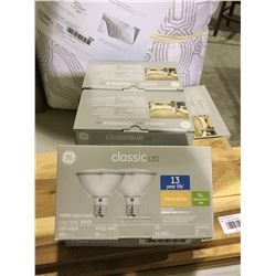 Case of 3 GE Classic LED 3000k Bulbs 2-Pack