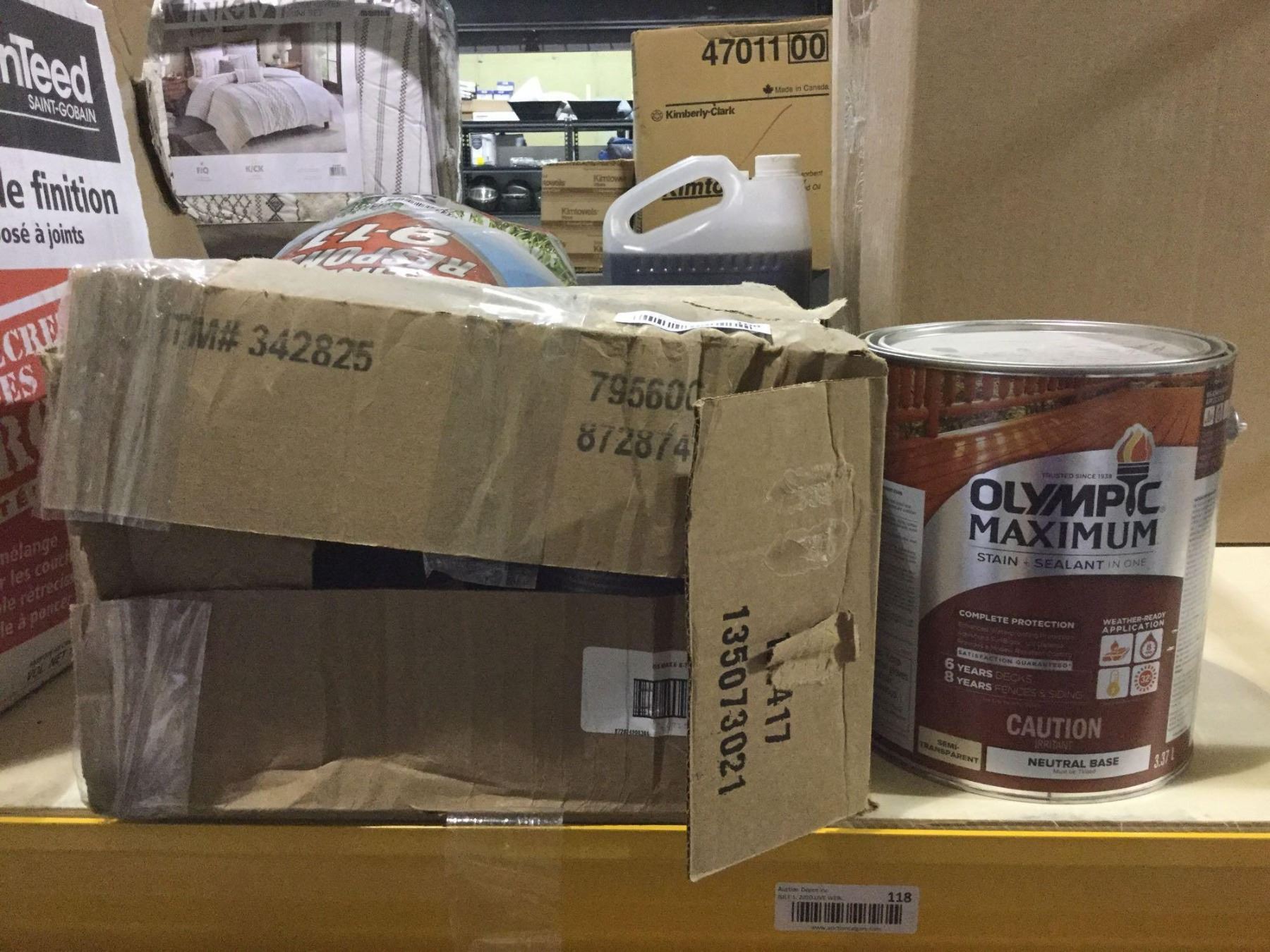 Olympic maximum sealant and stain