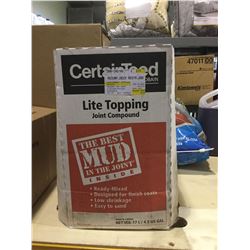 Case of CertainTeedLite Topping Drywall Compound (17L)