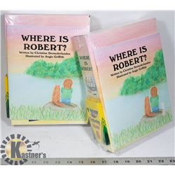 SET OF 2 SEALED "WHERE IS ROBERT"