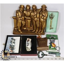 VINTAGE BAR ITEMS 1960'S GIROTTI SCULPTURED