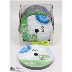 CASE OF 60 ONN CD-RW DISCS (12X, 700MB/MO, 80 MIN)