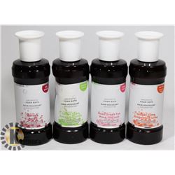 4 BOTTLE SOF OMBRA SPA AROMATIC FOAM BATH