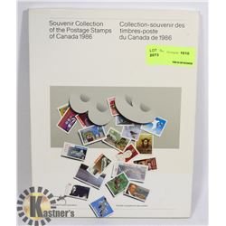 1986 SOUVENIR COLLECTION OF THE POSTAGE STAMPS OF