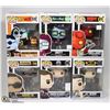 Image 1 : LOT OF 6 FUNKO POP COLLECTIBLES